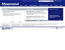 Tablet Screenshot of mostostal-plock.com.pl
